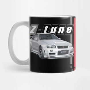 JDM CAR R34 V-SPEC II kyo z-tune GTR skyline silver nismo Mug